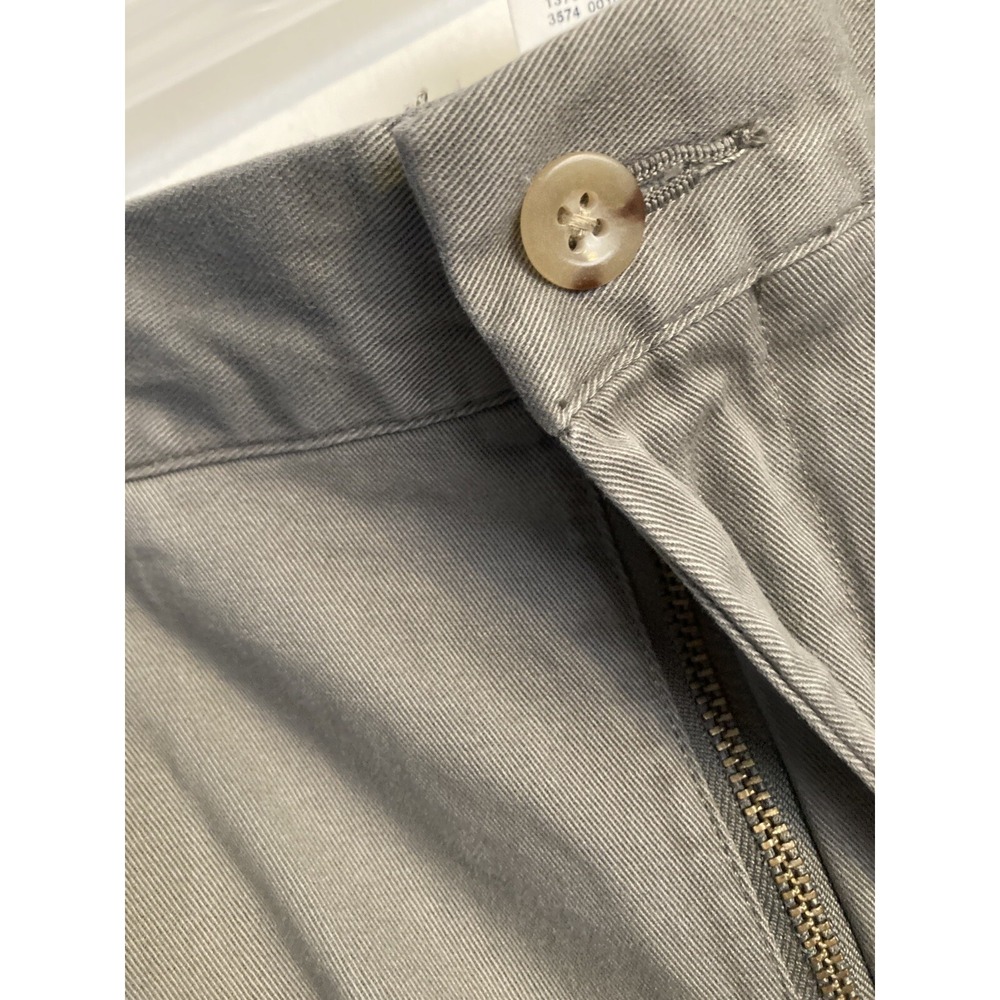 Polo Ralph Lauren Pants Men's 38x32 Gray Chino The Preston Flat Front Vtg #1827 - Picture 5 of 12